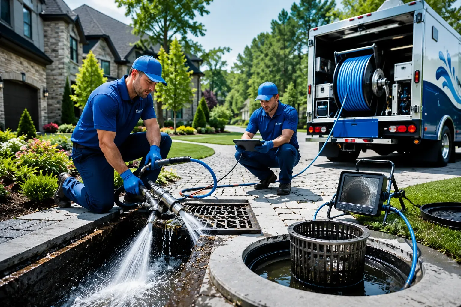 Local outdoor drain cleaning professionals in Burton, OH