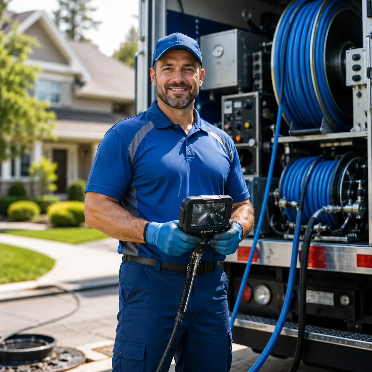 Local outdoor drain cleaning specialists in Burton, OH